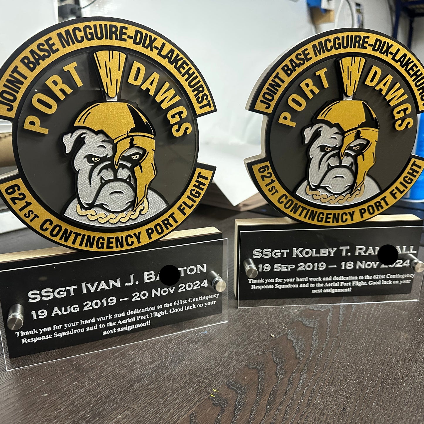 Honoring Heroes Signature Badge Plaques - Perfect for Military, EMT, Police and Firefighters!