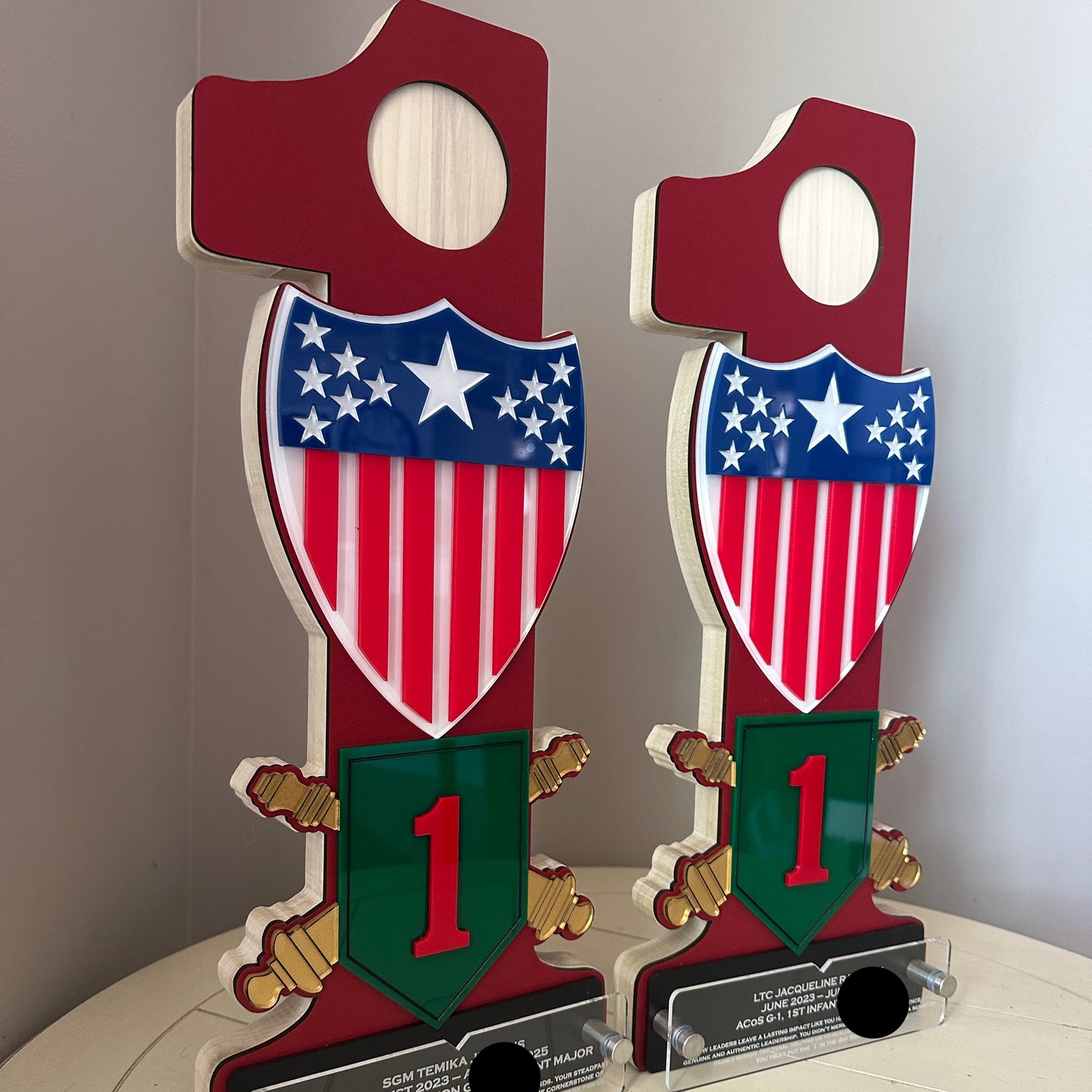 Honoring Heroes Signature Badge Plaques - Perfect for Military, EMT, Police and Firefighters!