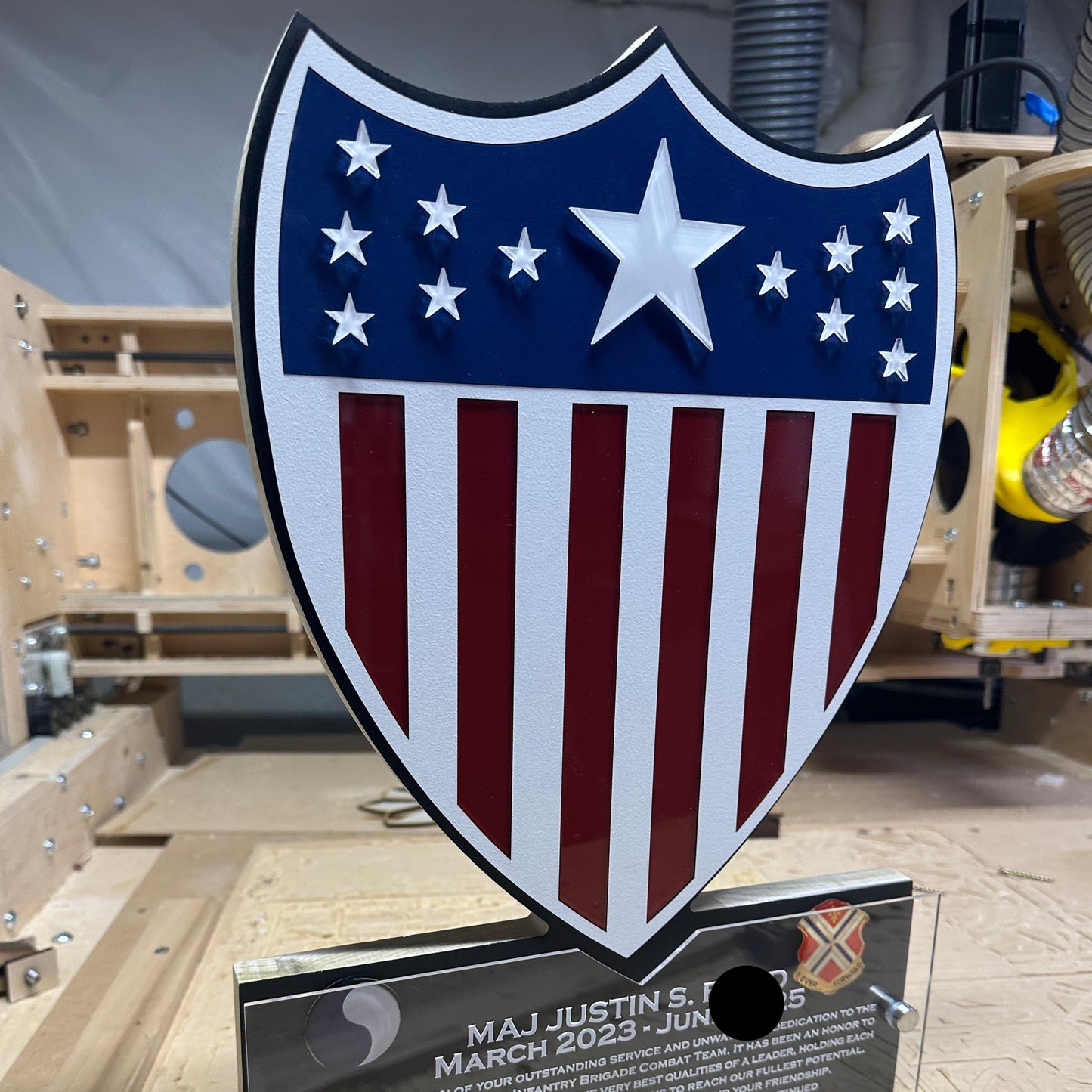 Honoring Heroes Signature Badge Plaques - Perfect for Military, EMT, Police and Firefighters!