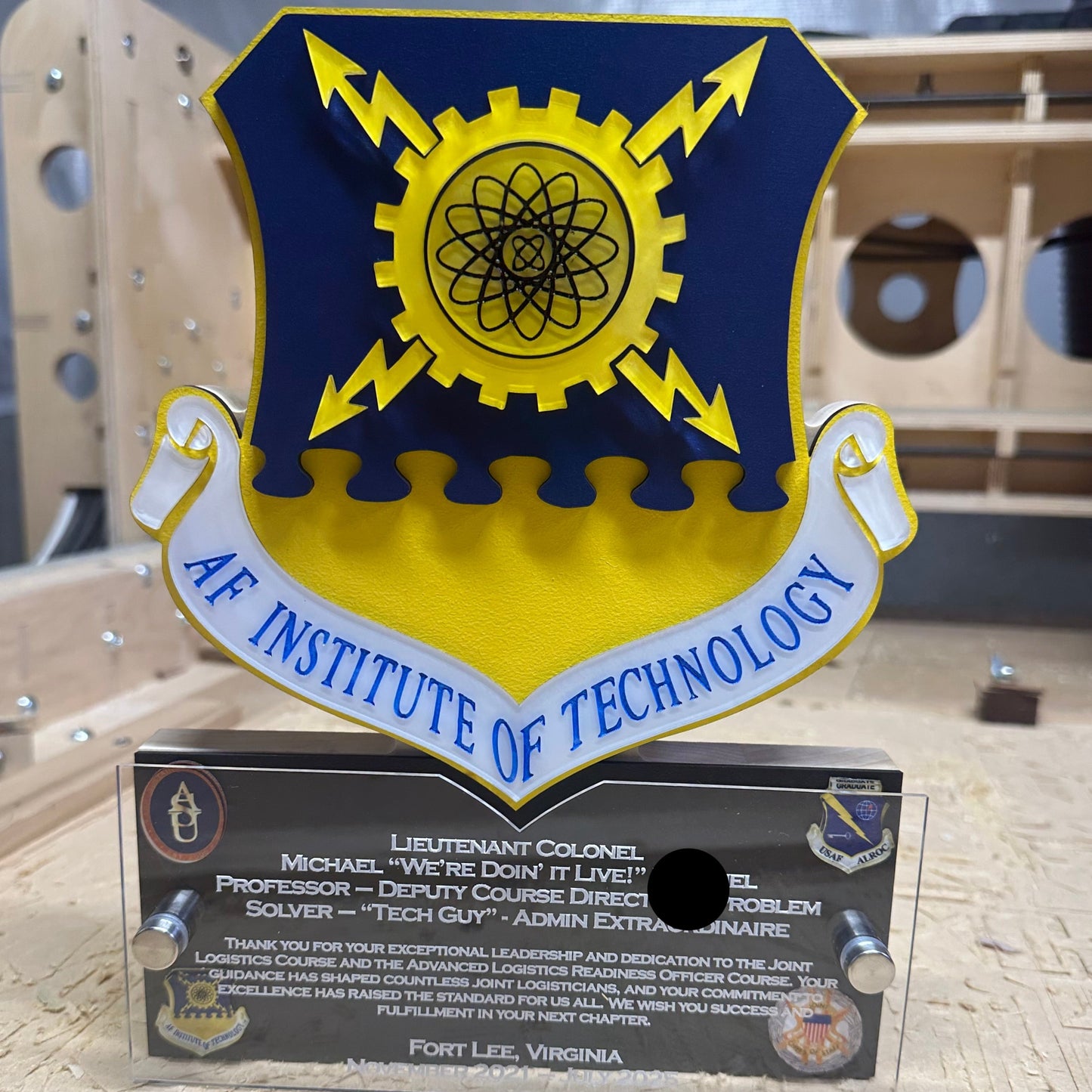 Honoring Heroes Signature Badge Plaques - Perfect for Military, EMT, Police and Firefighters!