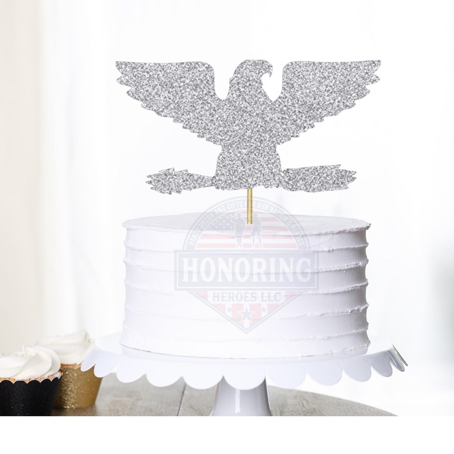 Military Colonel / Captain Cake Topper or Centerpiece - Optional Personalization - Perfect for all Branches - Retirement or Promotion