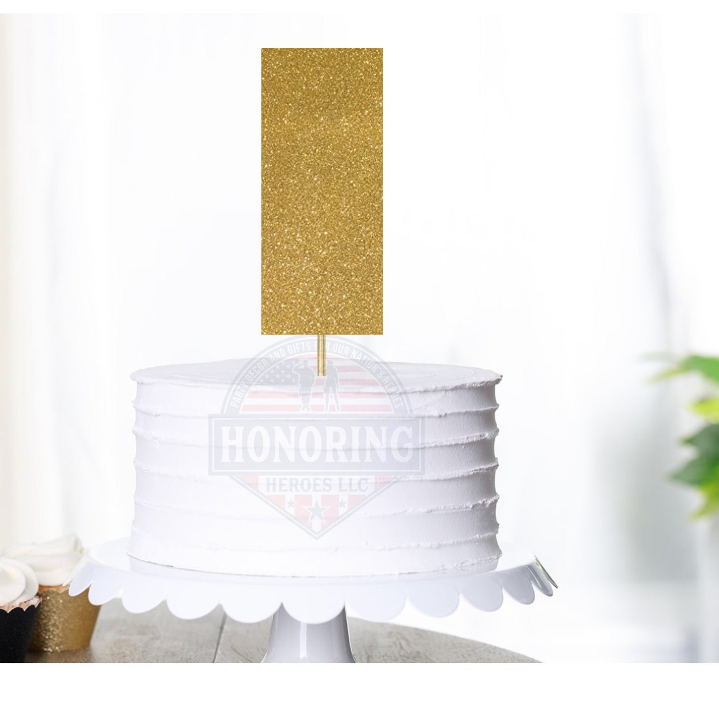 2nd Lt Cake Topper with Optional Personalization