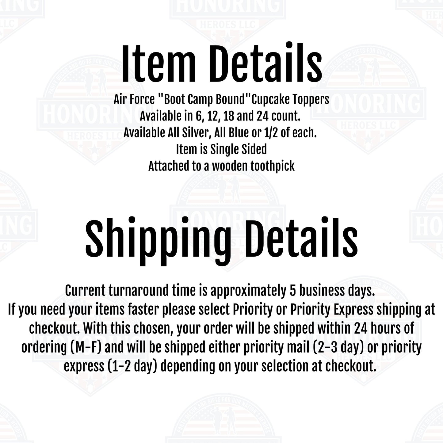 Air Force Boot Camp Bound Cupcake Toppers, USAF Boot Camp, Military Graduation, Enlistment, Boot Camp Grad