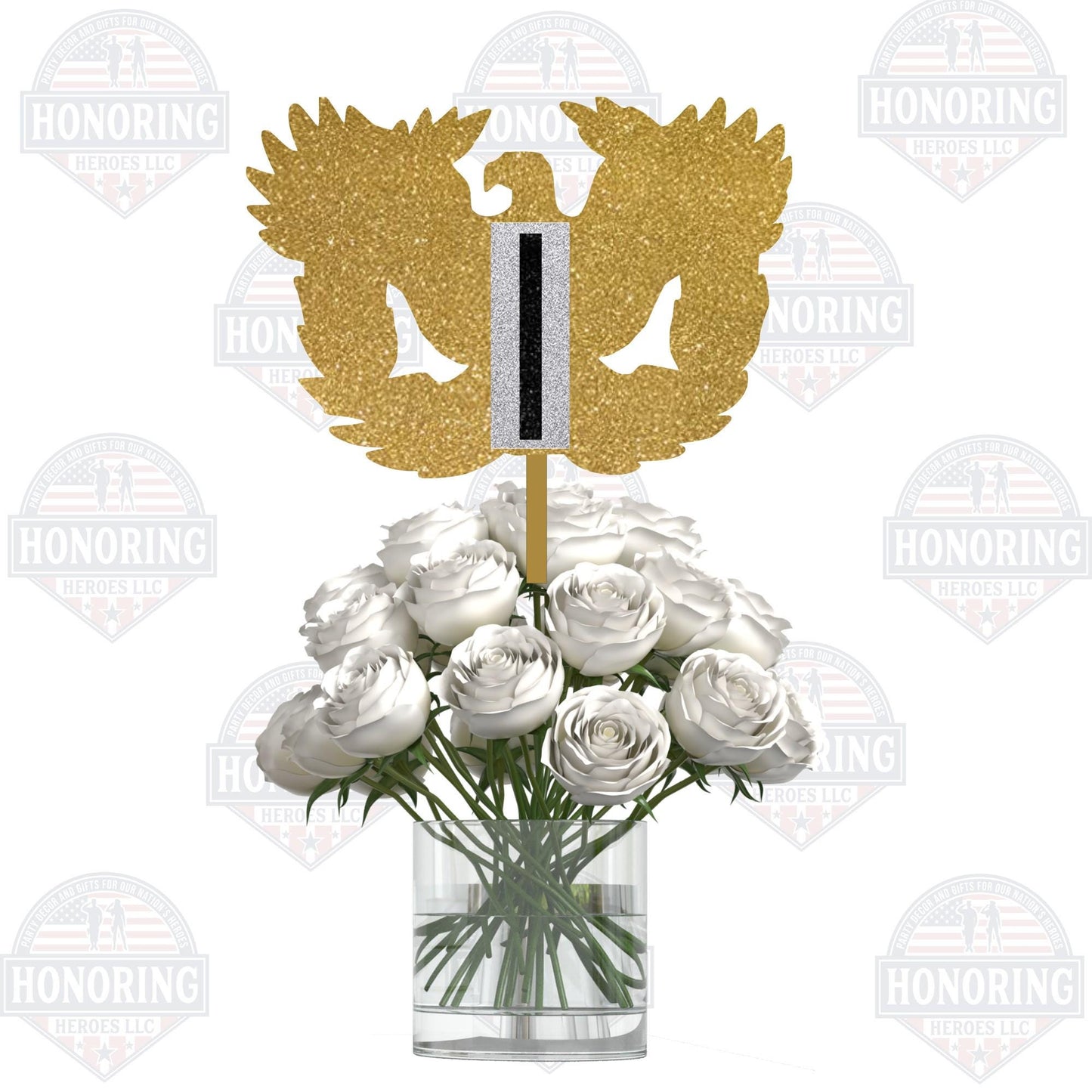ARMY Warrant Officer Rank Rising Eagle Cake Topper/Centerpiece NO SHED!