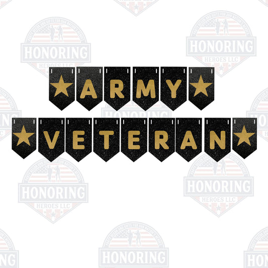 ARMY Veteran Banner NO SHED!