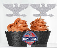 Army Officer Rank Cupcake Toppers