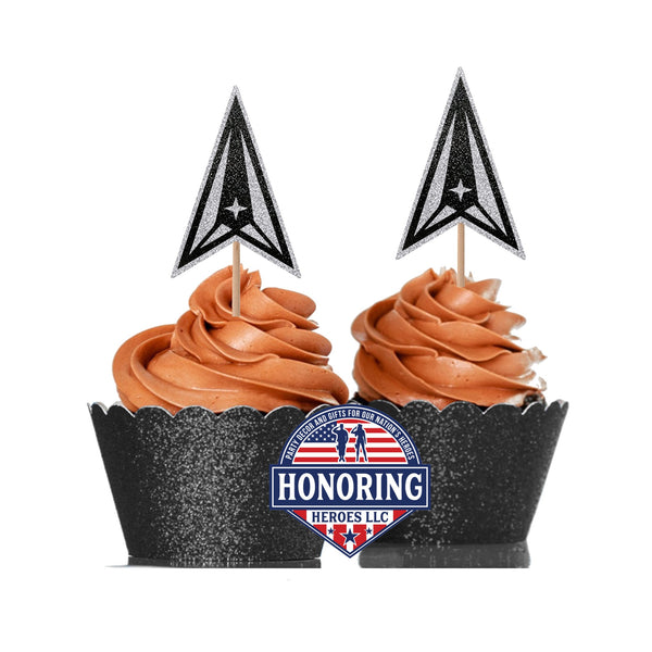 United States Space Force Cupcake Toppers