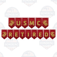 USMC Retired Banner