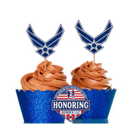 Air Force Emblem Cupcake Topper