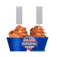 Air Force 1st Lt. Cupcake Toppers