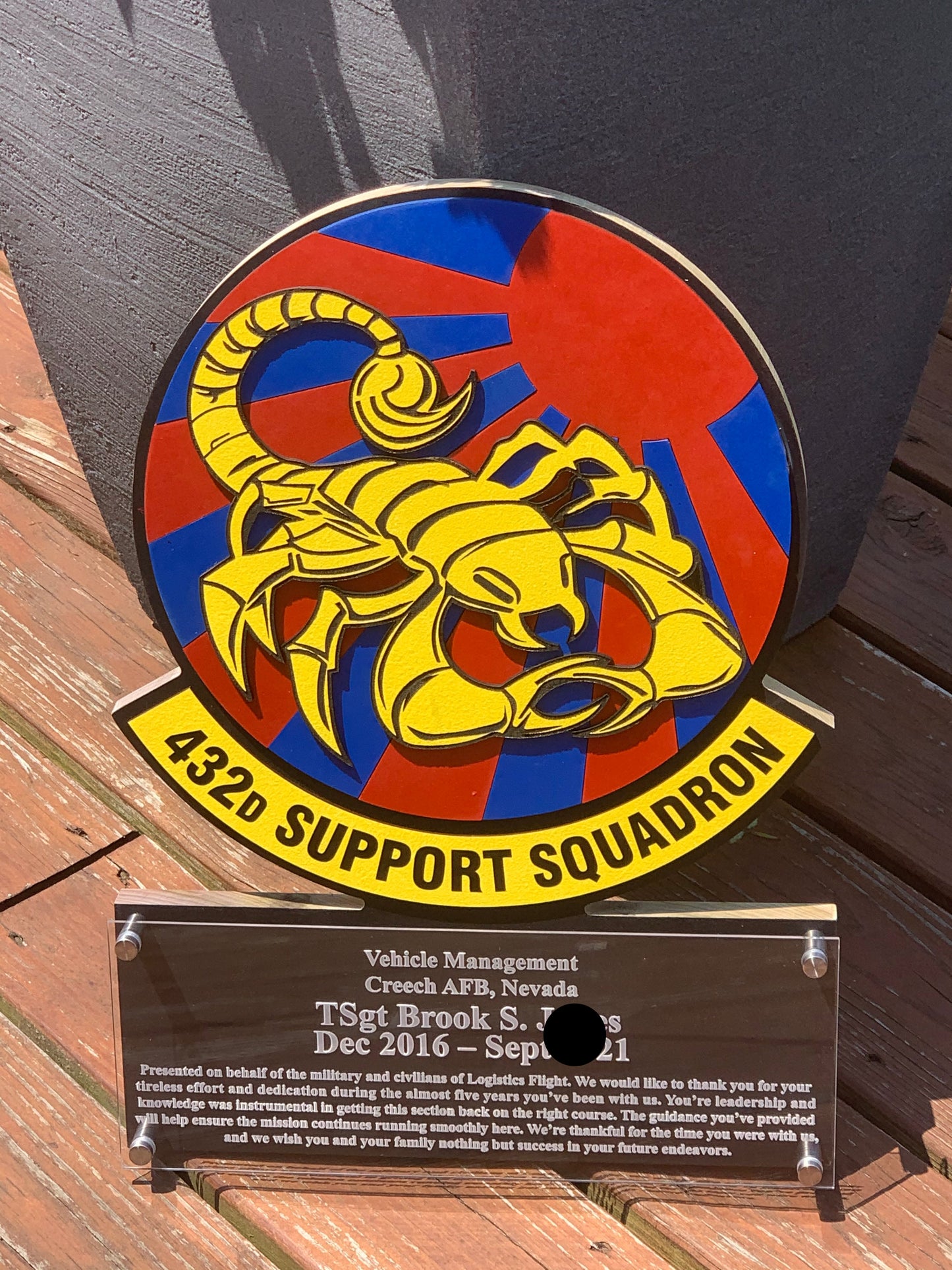 Honoring Heroes Signature Badge Plaques - Perfect for Military, EMT, Police and Firefighters!