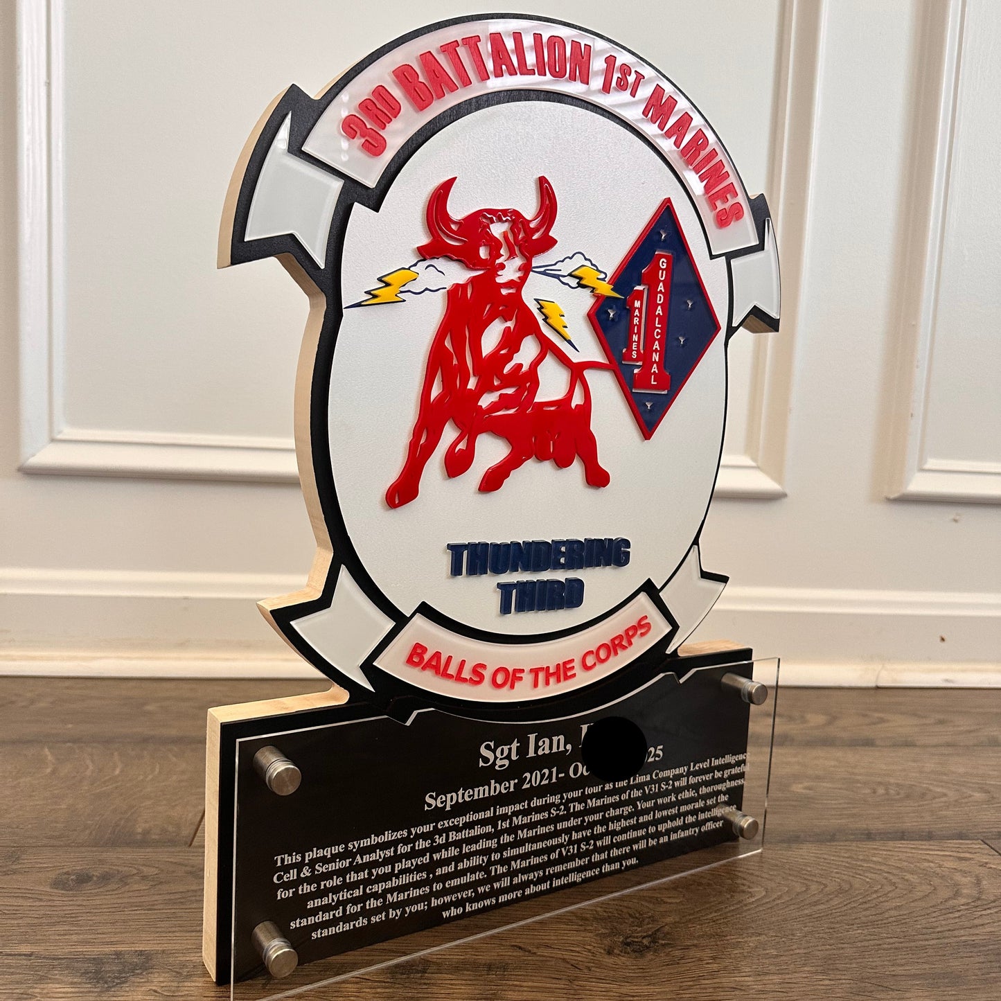 Honoring Heroes Signature Badge Plaques - Perfect for Military, EMT, Police and Firefighters!