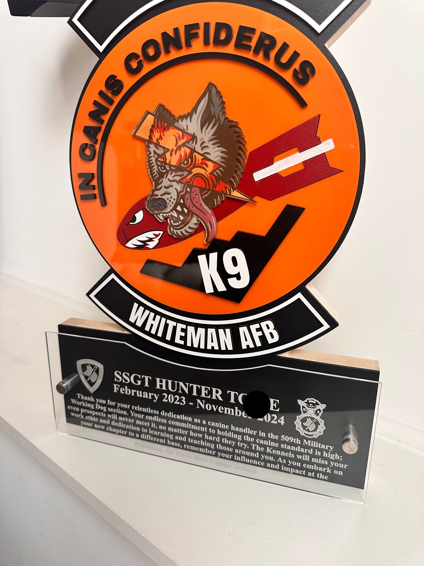 Honoring Heroes Signature Badge Plaques - Perfect for Military, EMT, Police and Firefighters!