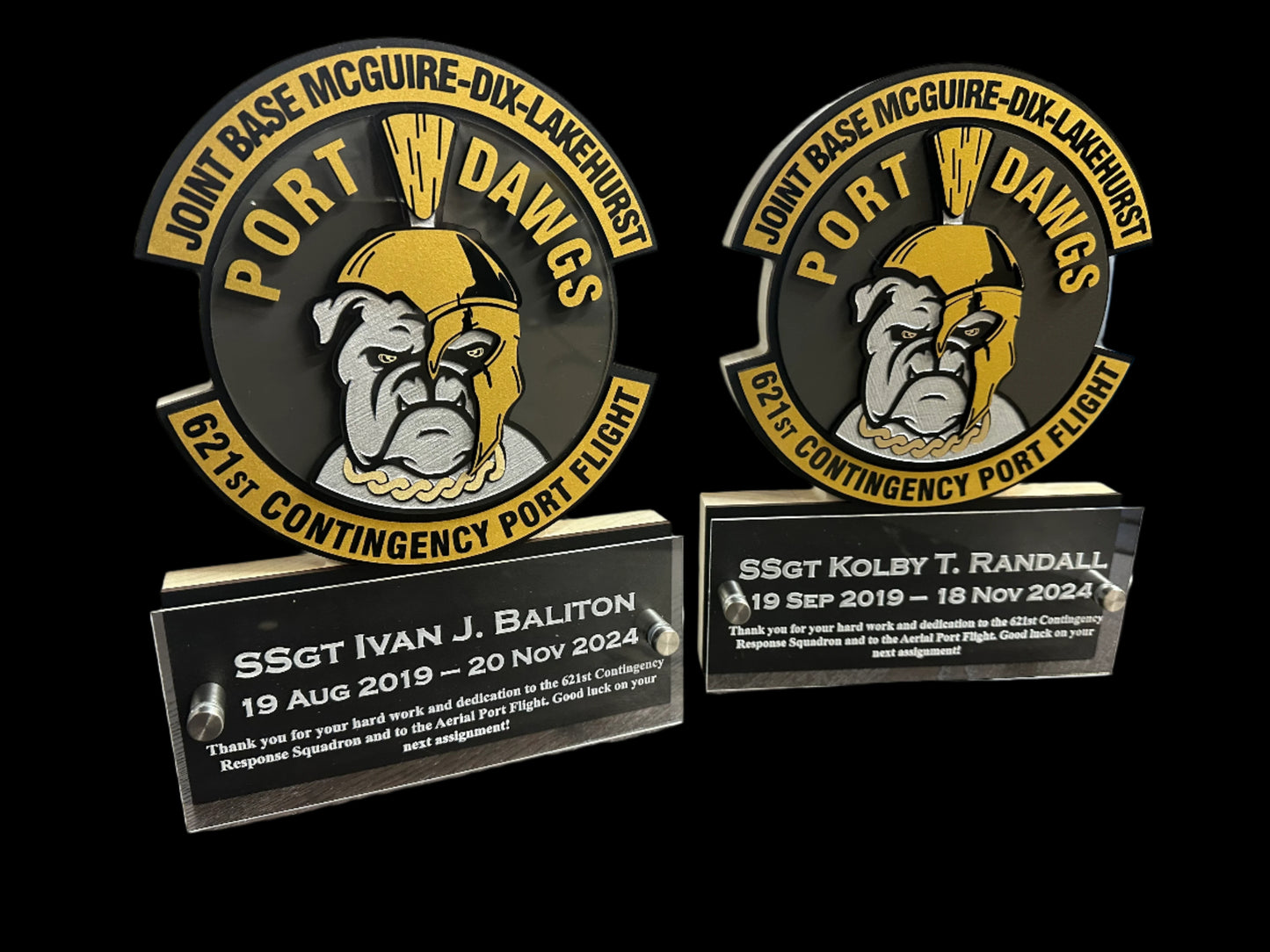 Military Badge Plaque