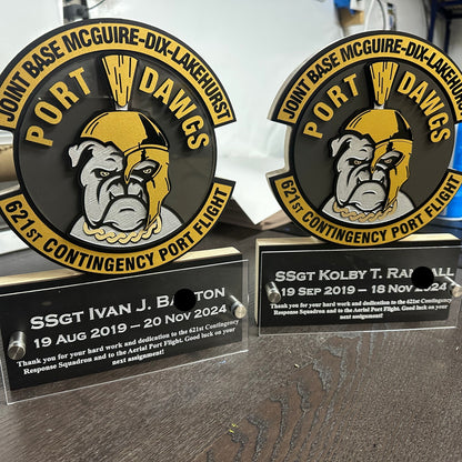 Honoring Heroes Signature Badge Plaques - Perfect for Military, EMT, Police and Firefighters!