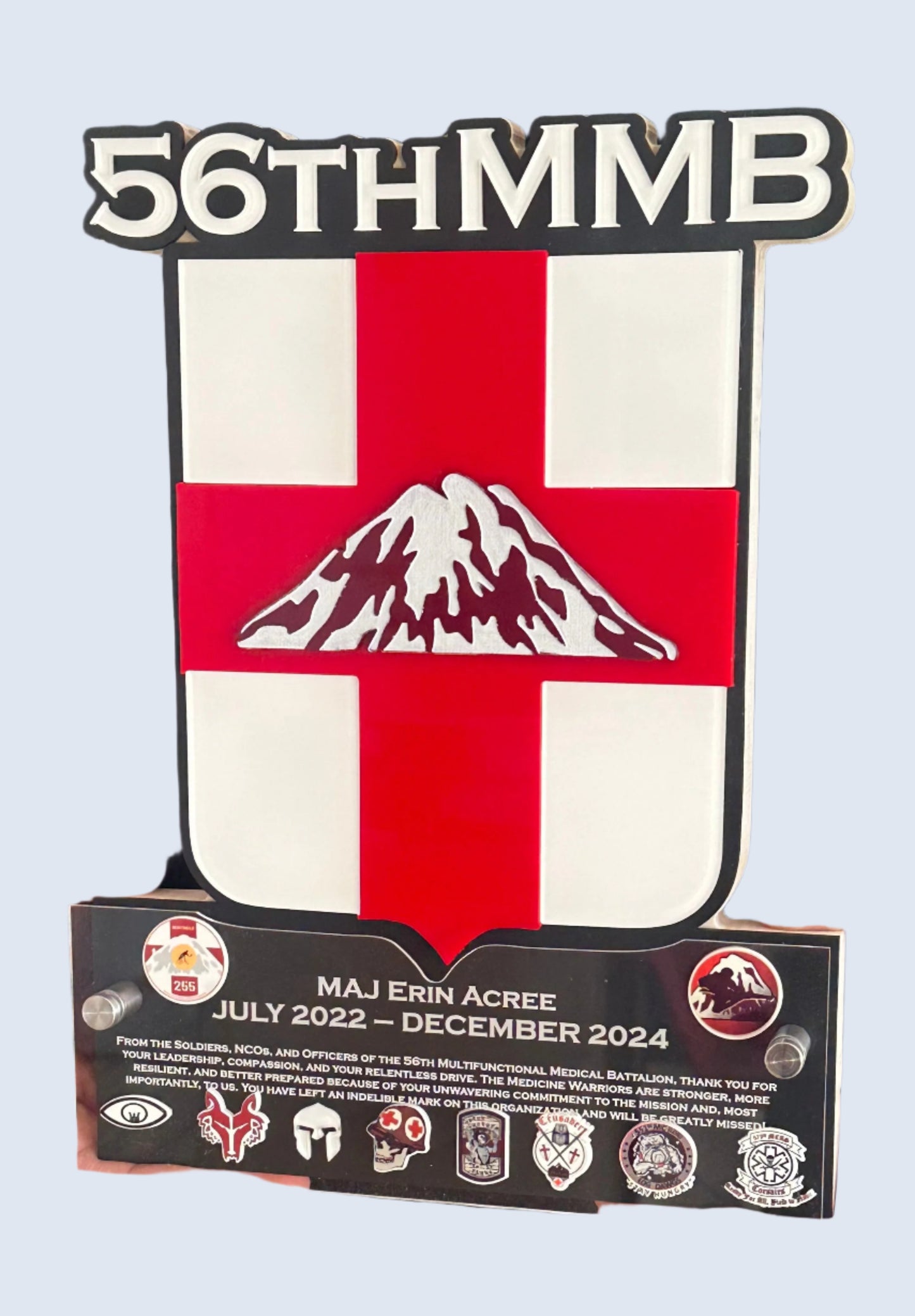 Military Badge Plaque