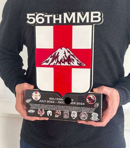 Honoring Heroes Signature Badge Plaques - Perfect for Military, EMT, Police and Firefighters!