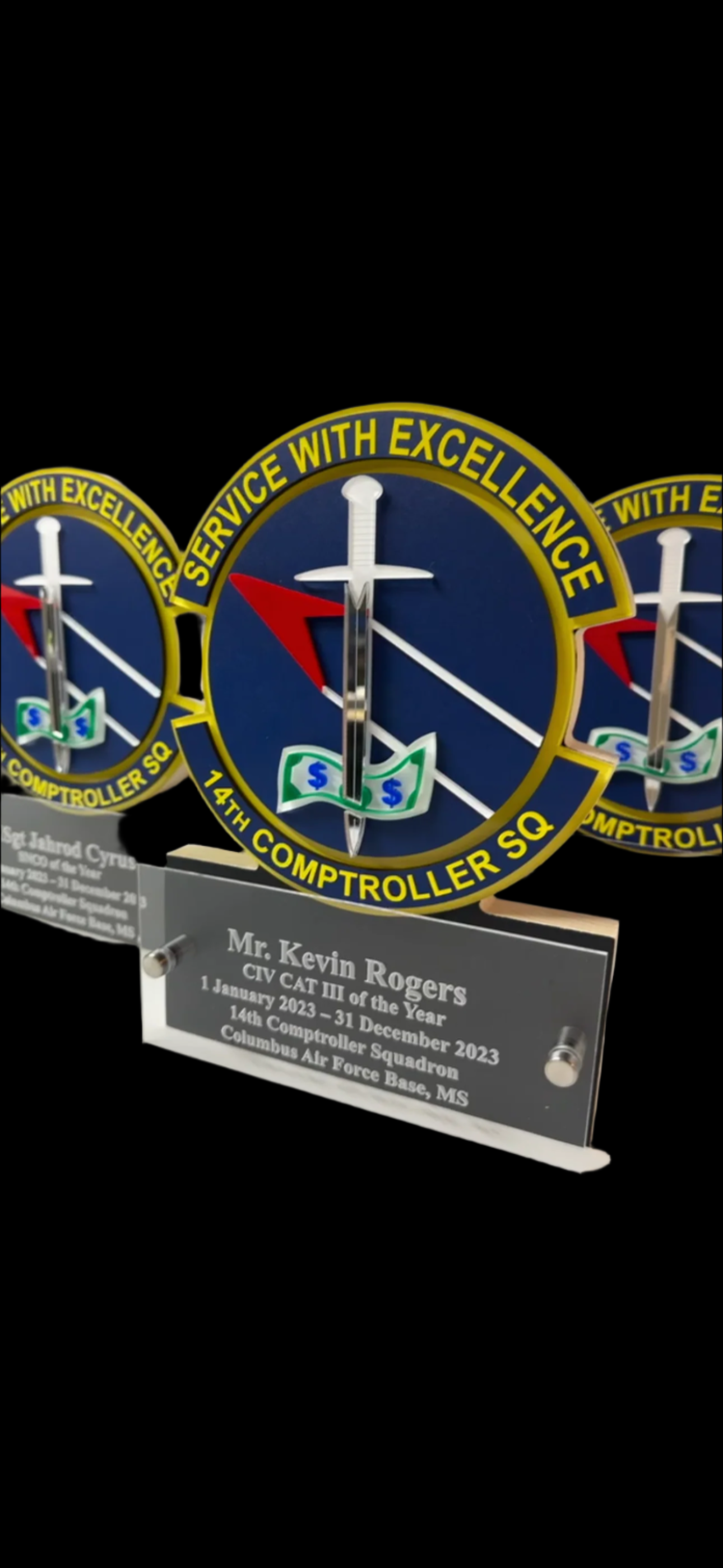 Military Badge Plaque