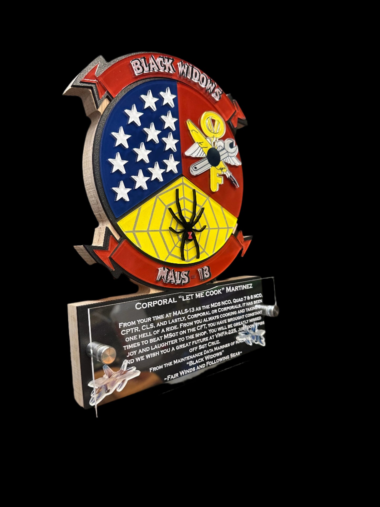 Military Badge Plaque