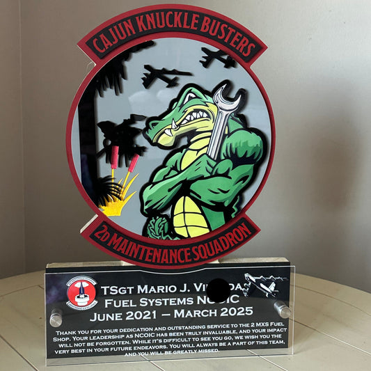 Honoring Heroes Signature Badge Plaques - Perfect for Military, EMT, Police and Firefighters!