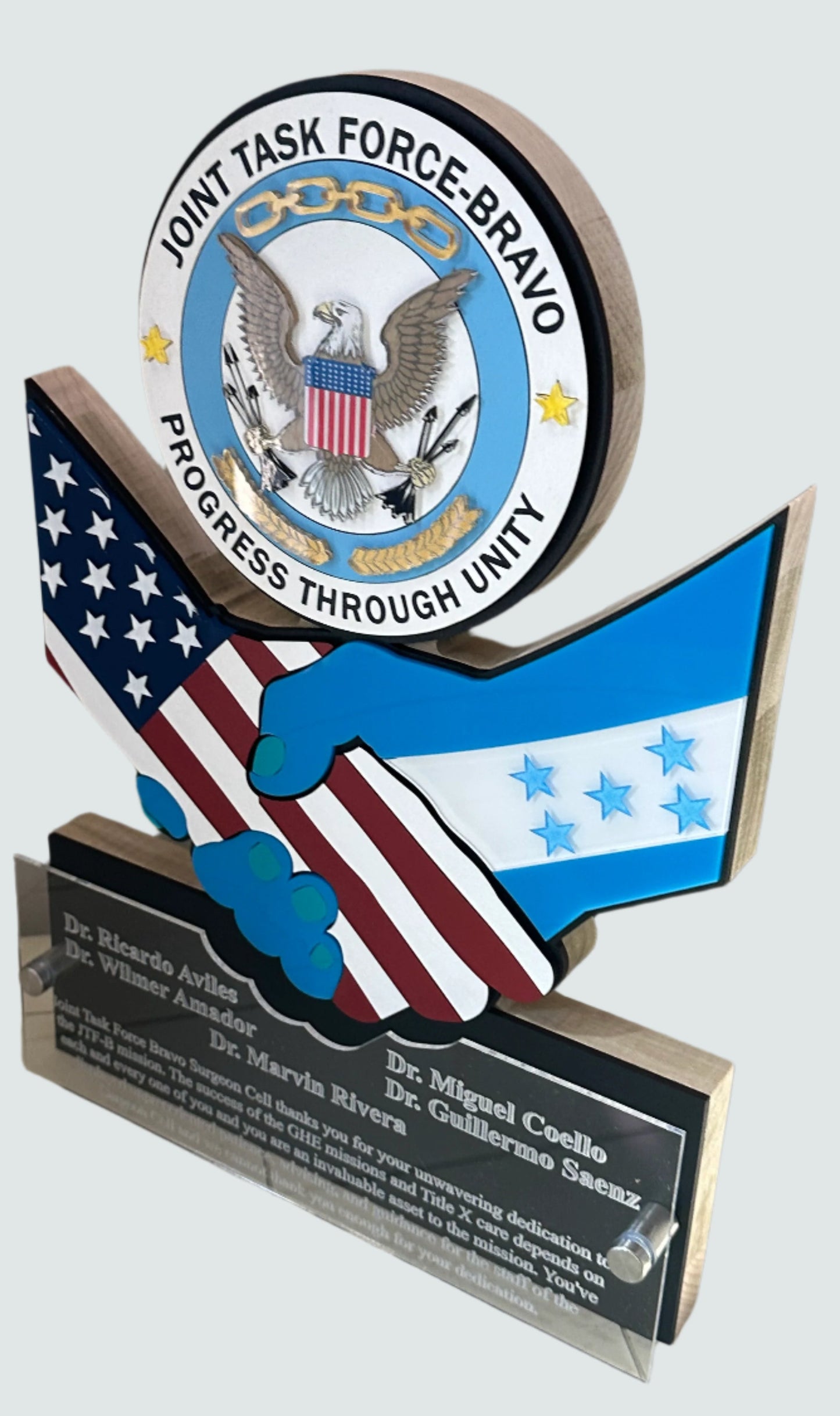 Military Badge Plaque