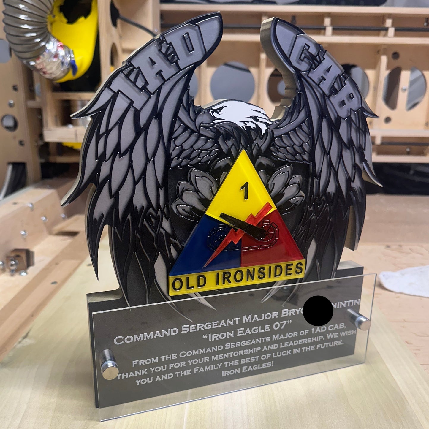 Honoring Heroes Signature Badge Plaques - Perfect for Military, EMT, Police and Firefighters!
