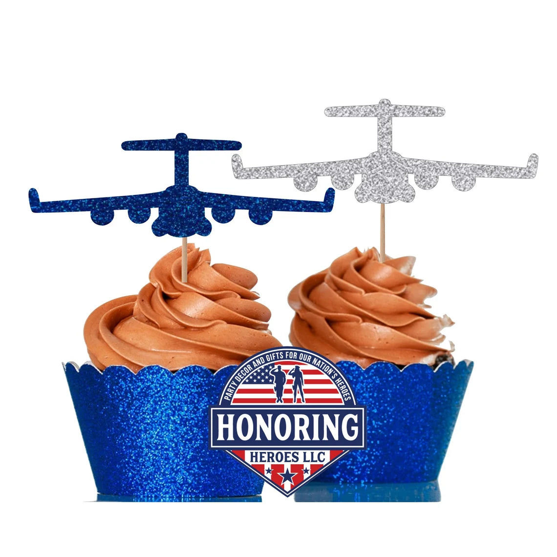 Air Force C17 Cupcake Toppers