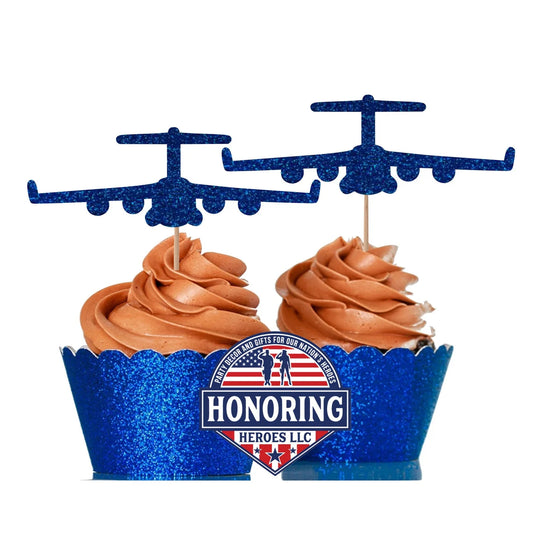 Air Force C17 Cupcake Toppers