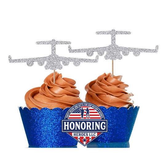 Air Force C17 Cupcake Toppers