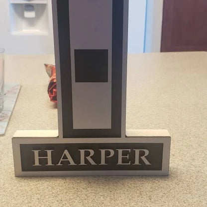 ARMY Self Standing Rank Name Plate