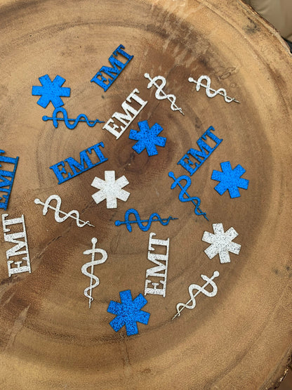 EMT Medic Confetti. EMT party confetti pieces