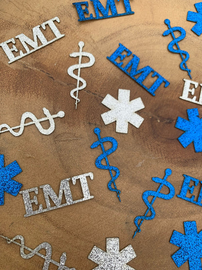 EMT Medic Confetti. EMT party confetti pieces