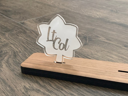 Air Force Interchangable Rank Pieces for Name Plate