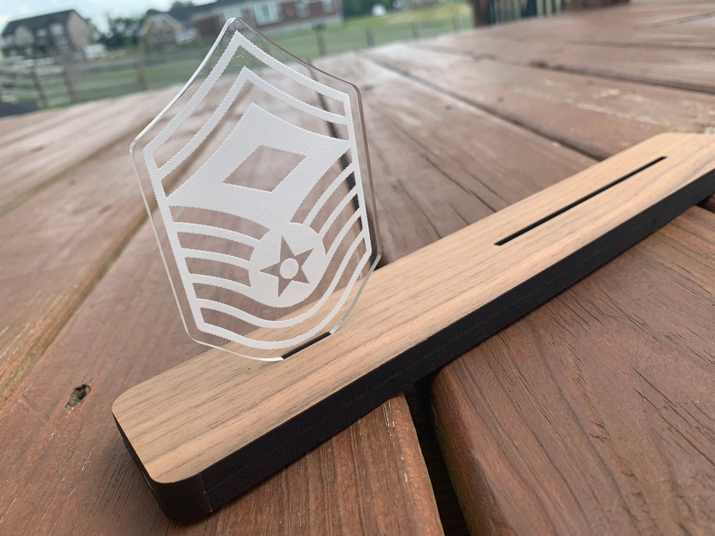 Air Force Interchangable Rank Pieces for Name Plate