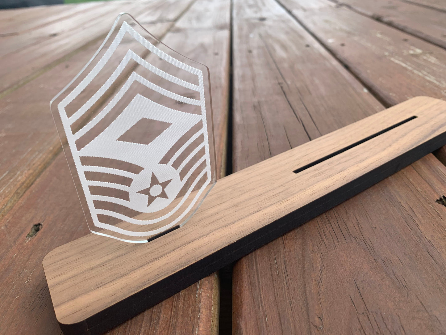 Air Force Interchangable Rank Pieces for Name Plate