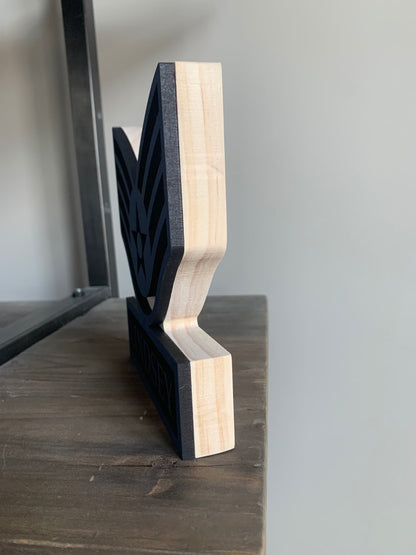 USAF Air Force Self Standing Enlisted Rank Name Plate