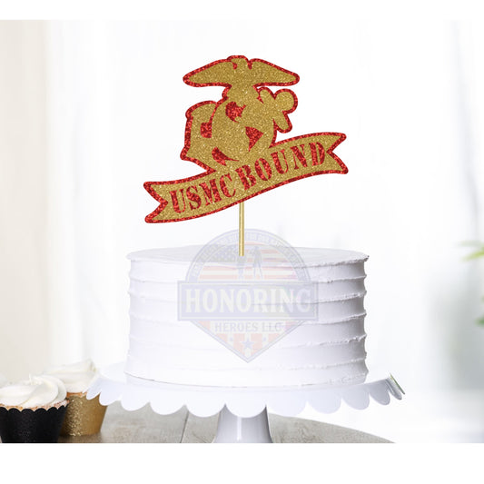 USMC Bound Cake Topper NO SHED!