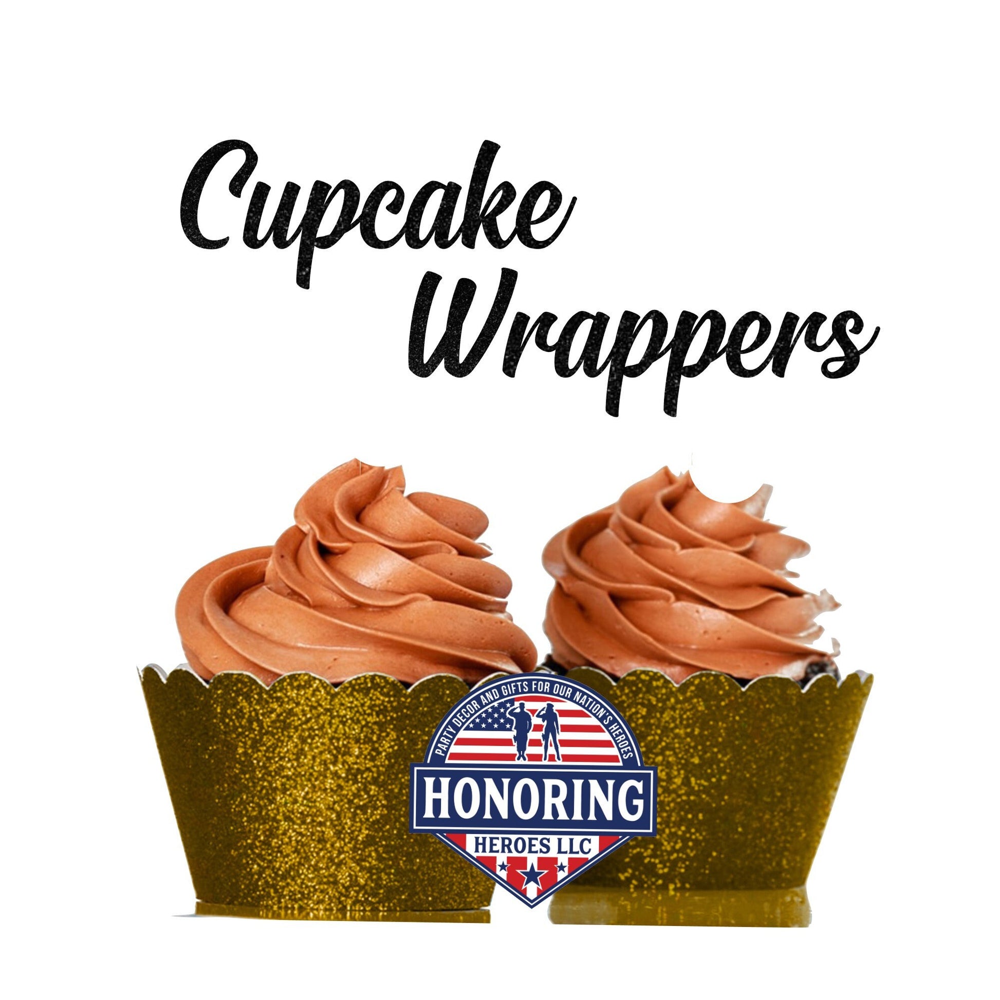 Sparkly Cupcake Wrapper NO SHED!
