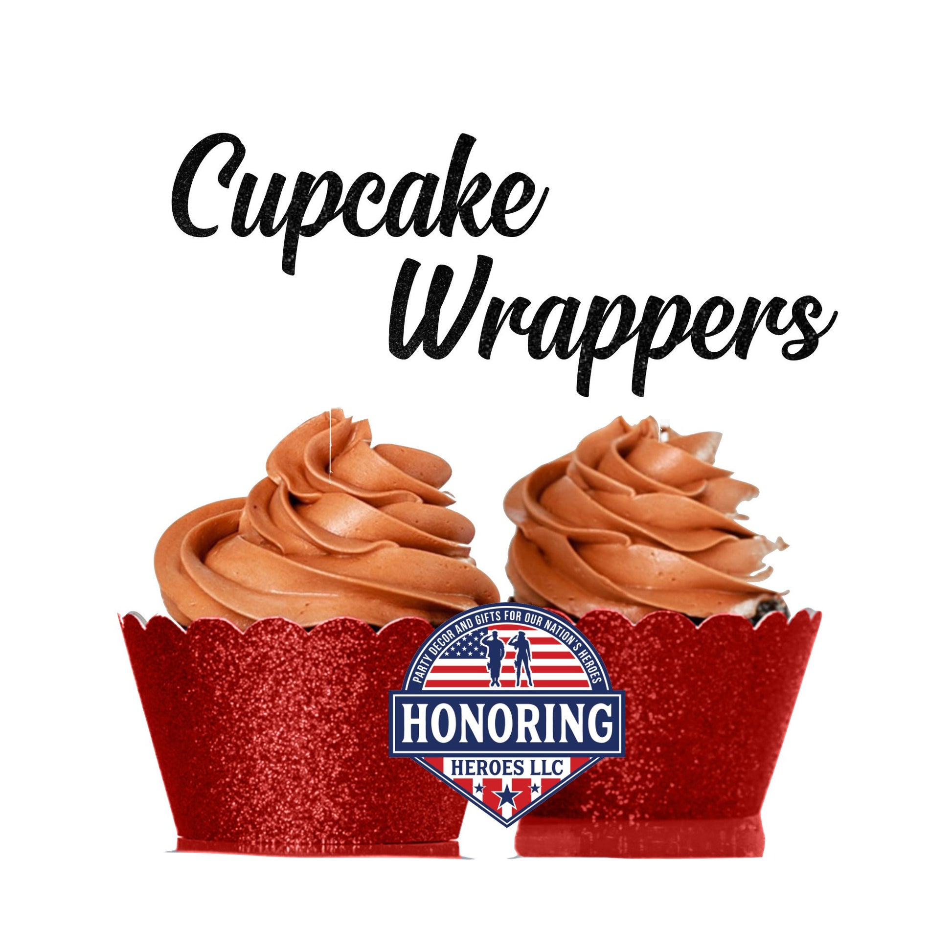 Sparkly Cupcake Wrapper NO SHED!
