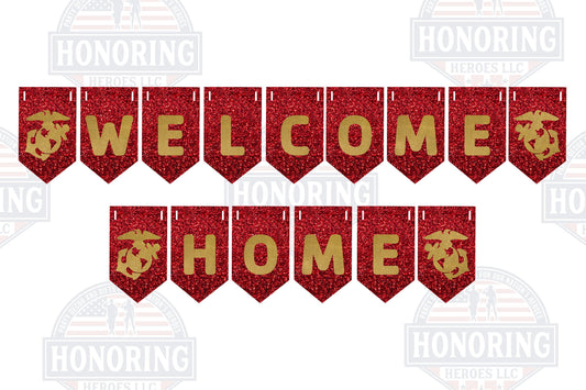 USMC Welcome Home Banner