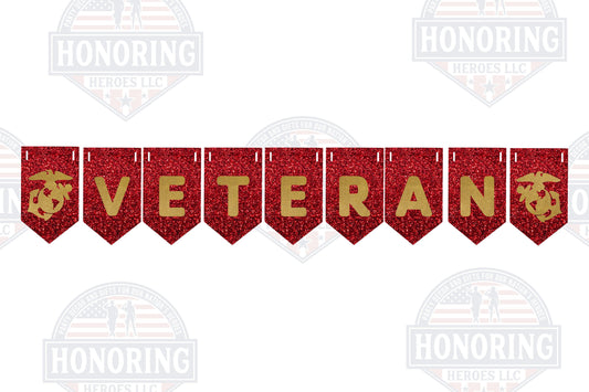 USMC "Veteran" Banner
