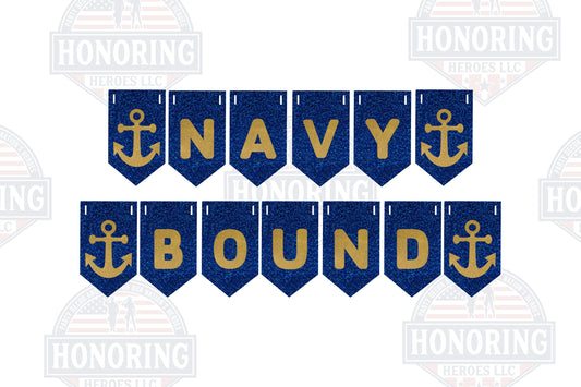 Navy Bound Banner NO SHED!