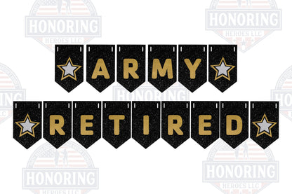 ARMY Retired Banner