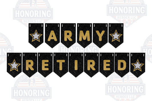 ARMY Retired Banner