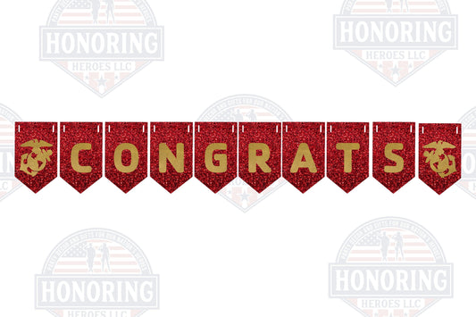 USMC Congrats Banner