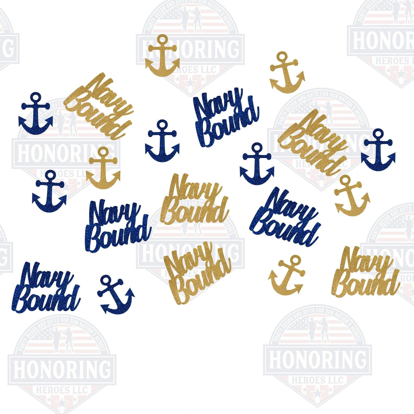 Navy Bound Confetti NO SHED!