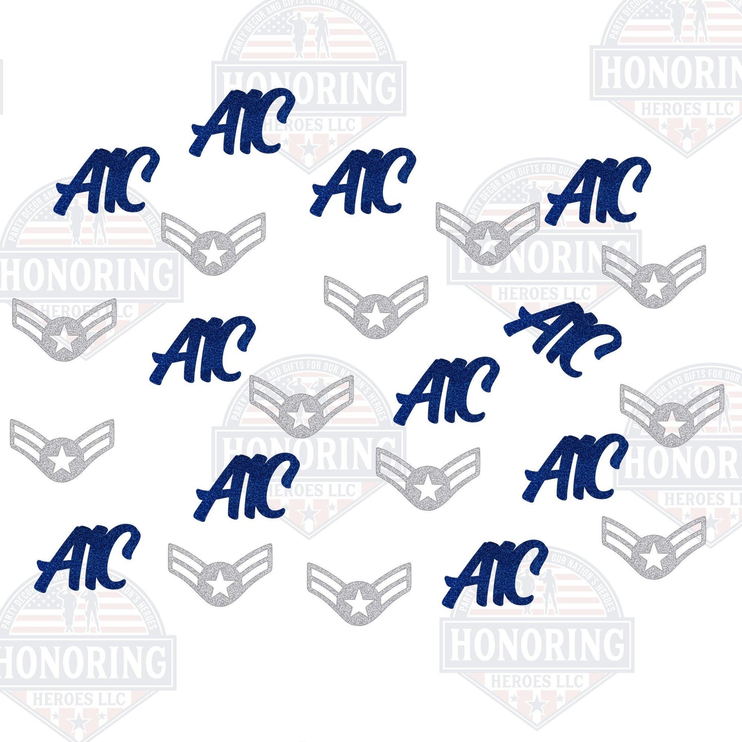 USAF Enlisted Rank Confetti - United States Air Force Enlisted Rank Confetti