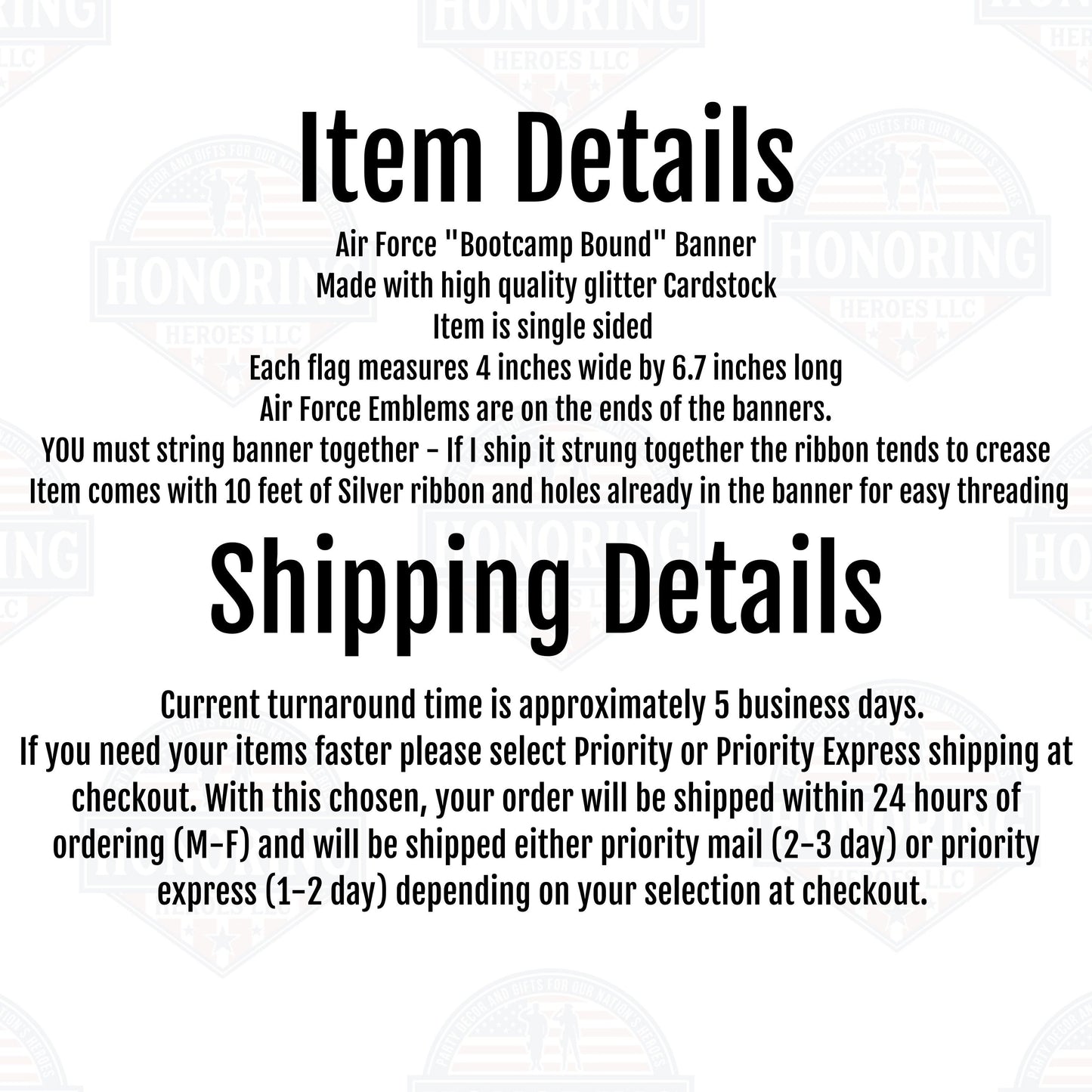 Air Force Bootcamp Bound Banner