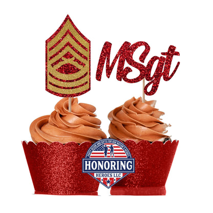 Marine Enlisted Rank Emblems with Rank Abbreviation Text NO SHED!
