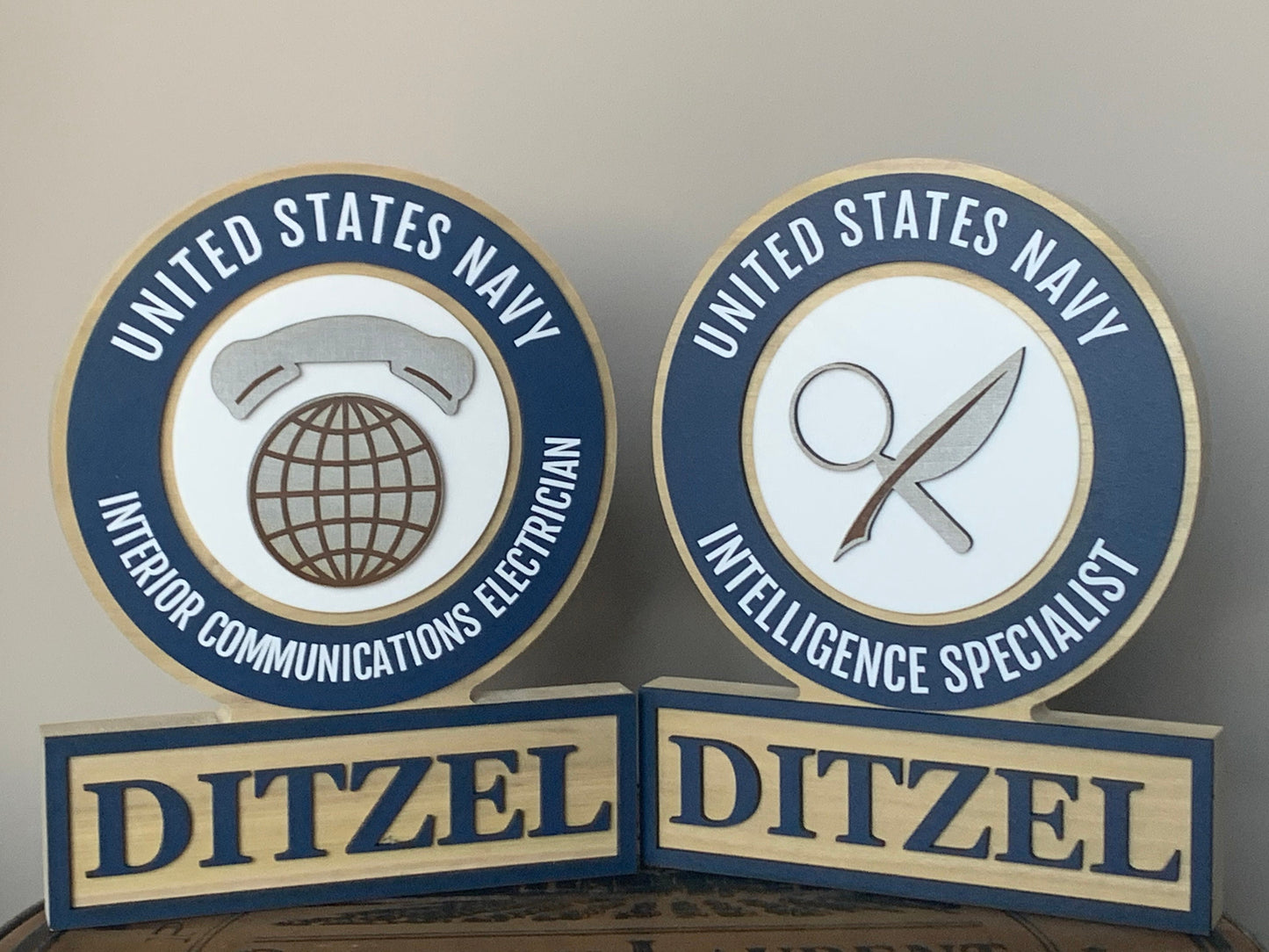 Navy MOS Rating Plaque - USN Plaque